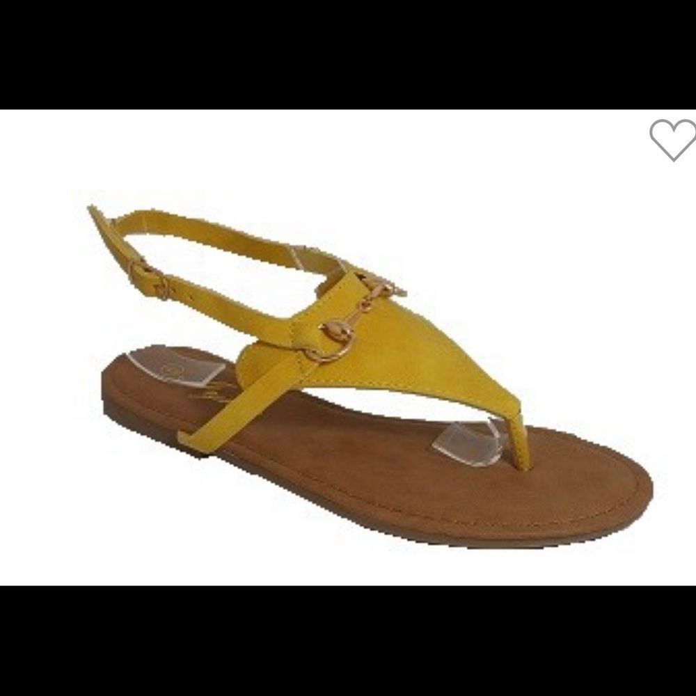 Mustard Color Sandals